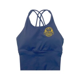 Manufacturer of women's fitness sports vest black yoga bra top navel-baring back training vest TF082 Manufacturer of women's fitness sports vest black yoga bra top navel-baring back training vest TF082